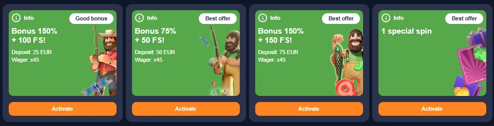 bonuses